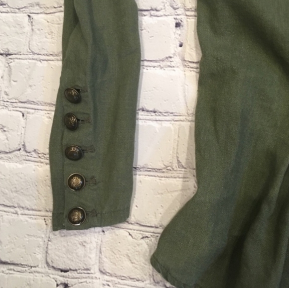 Free People Green Blazer - Picture 8 of 9